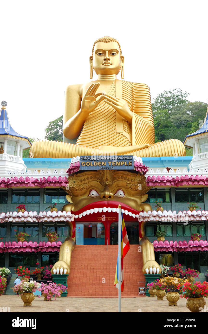 Le Golden Temple Dambulla, Sri Lanka Banque D'Images