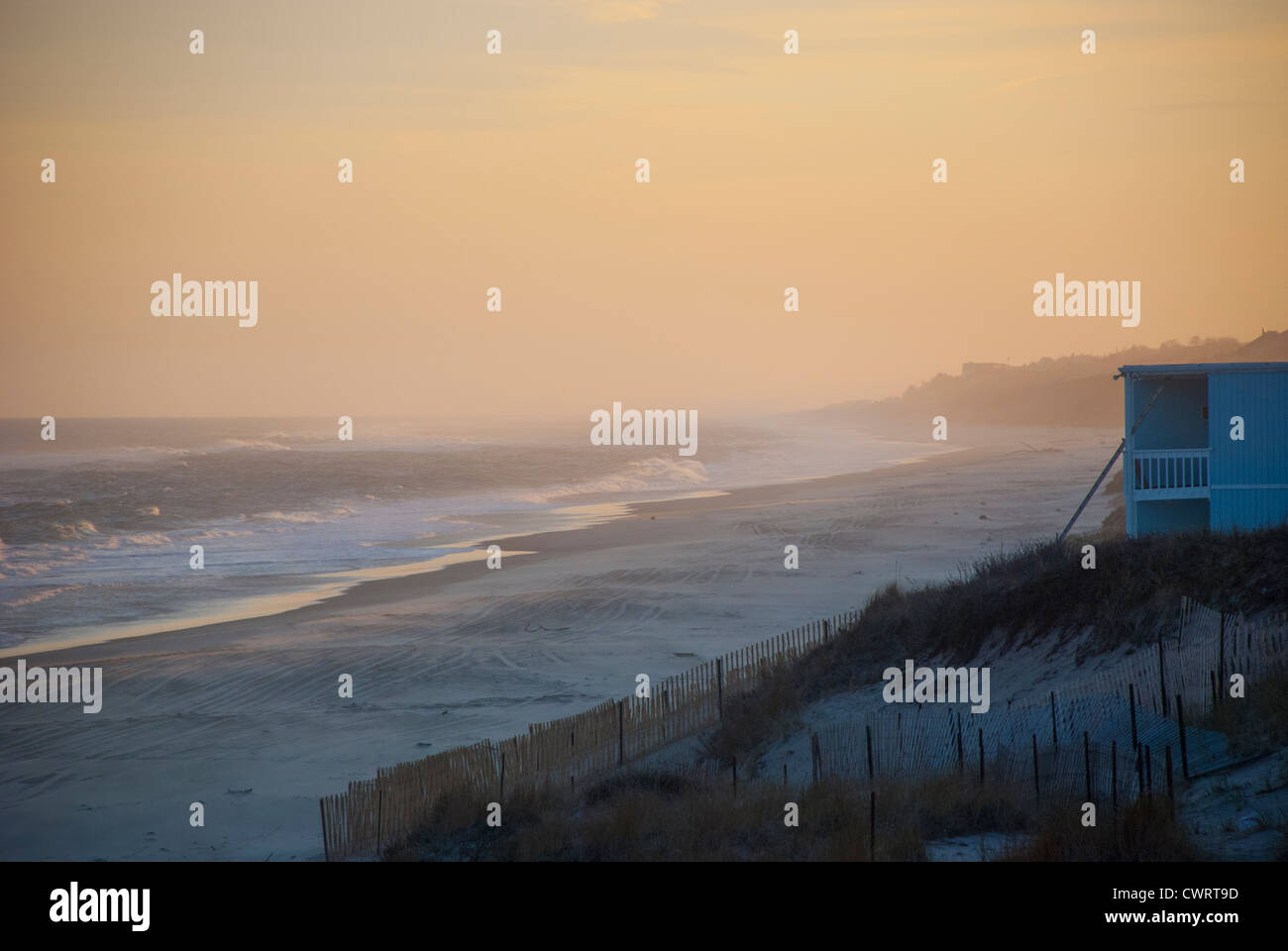 Montauk Beach à l'aube Banque D'Images