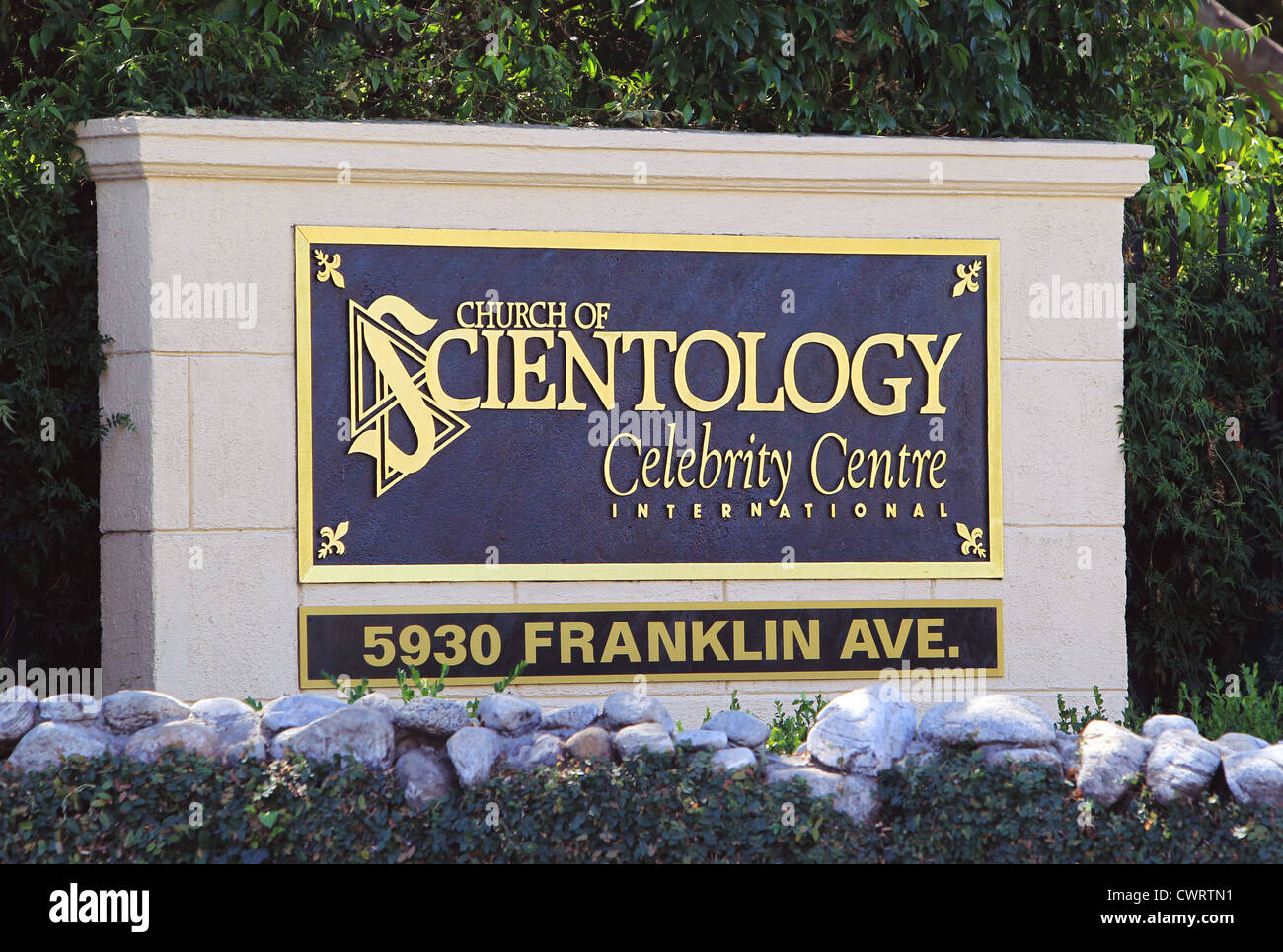 Hollywood l'Église de scientologie Celebrity Centre. Banque D'Images