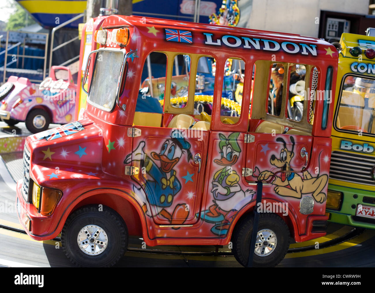 London Bus Tour de foire Banque D'Images