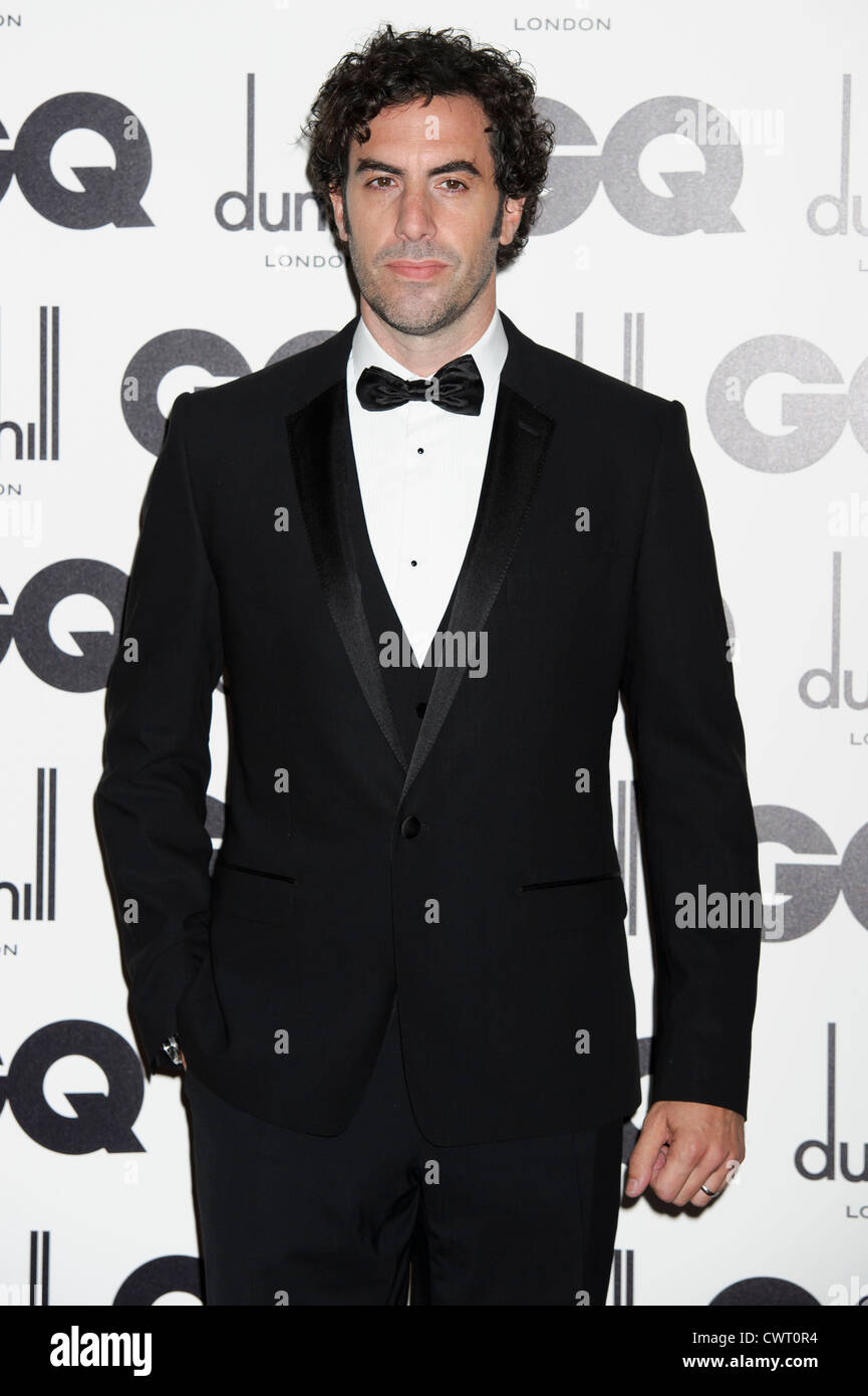 Sacha Baron Cohen arrive pour le GQ Men of the Year Awards à Londres centrale un lieu d'exposition. Banque D'Images