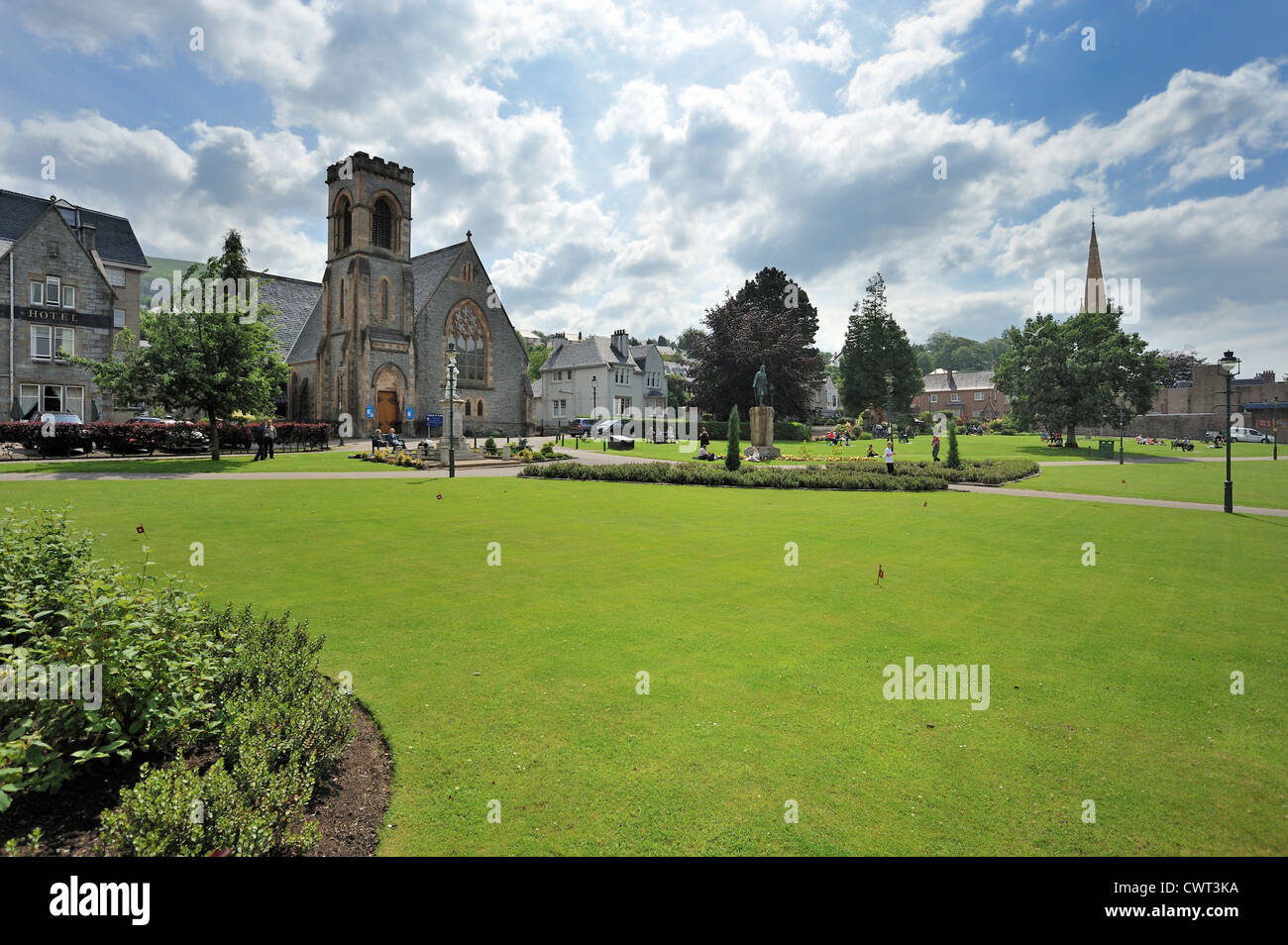 Place de la ville de Fort William Banque D'Images