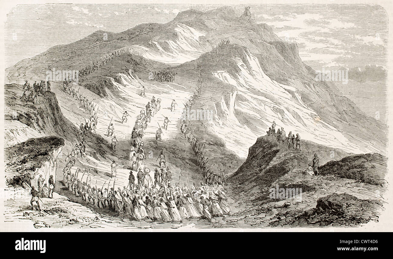 Le roi Radama II de Madagascar Banque D'Images