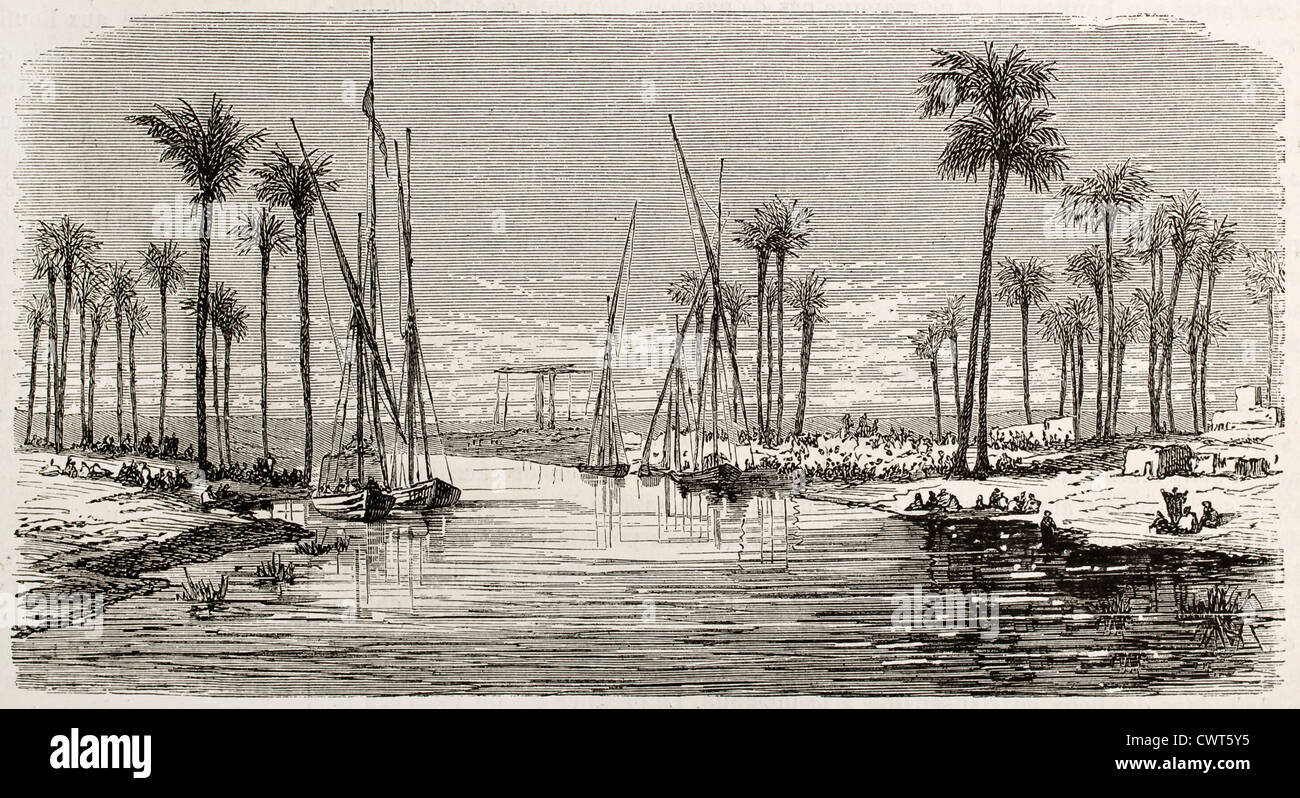 Campement de travailleurs Banque D'Images