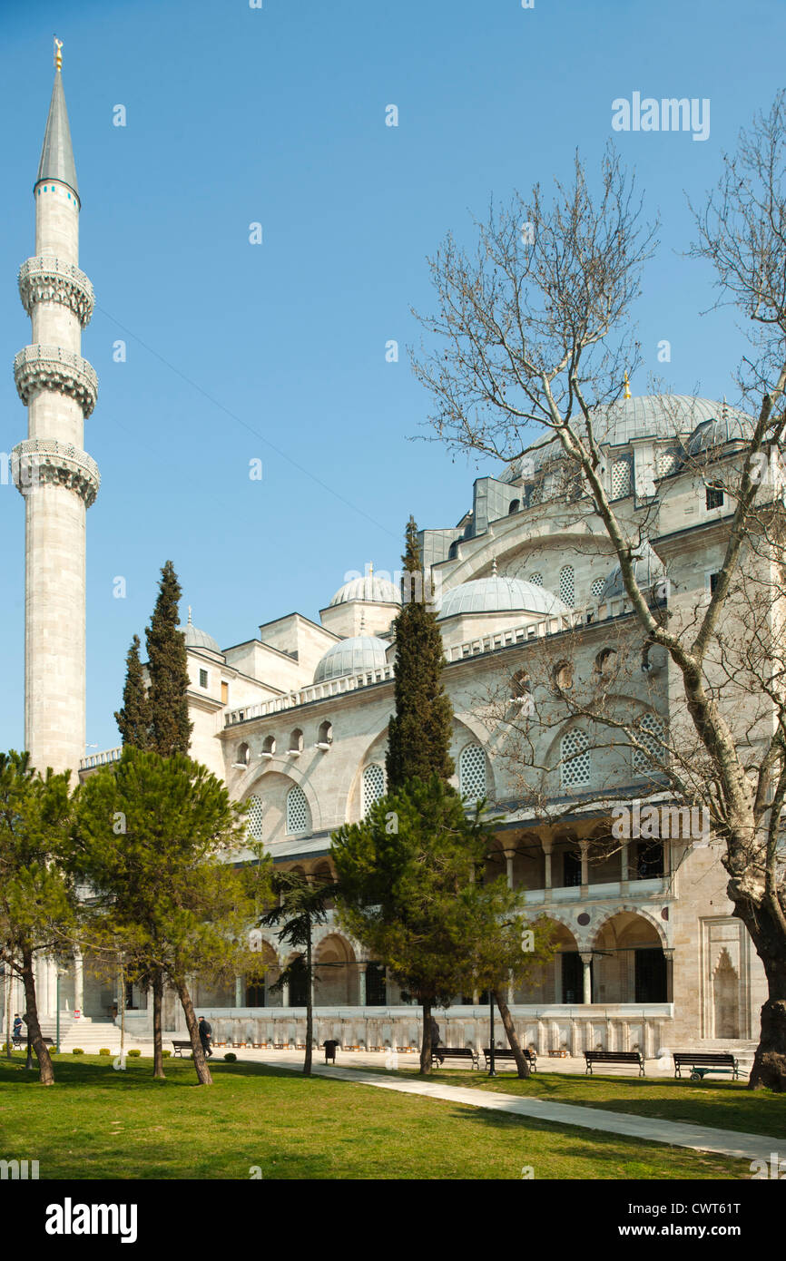 Die Türkei, Istanbul, Süleymaniye-Moschee Stadthügel steht auf dem dritten Banque D'Images