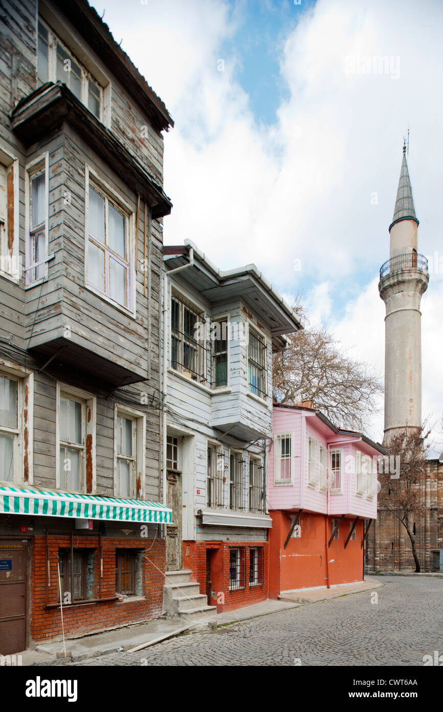 Turquie, Istanbul, Edirnekapi, Ruf Briketts beim Chora-Kloster Banque D'Images