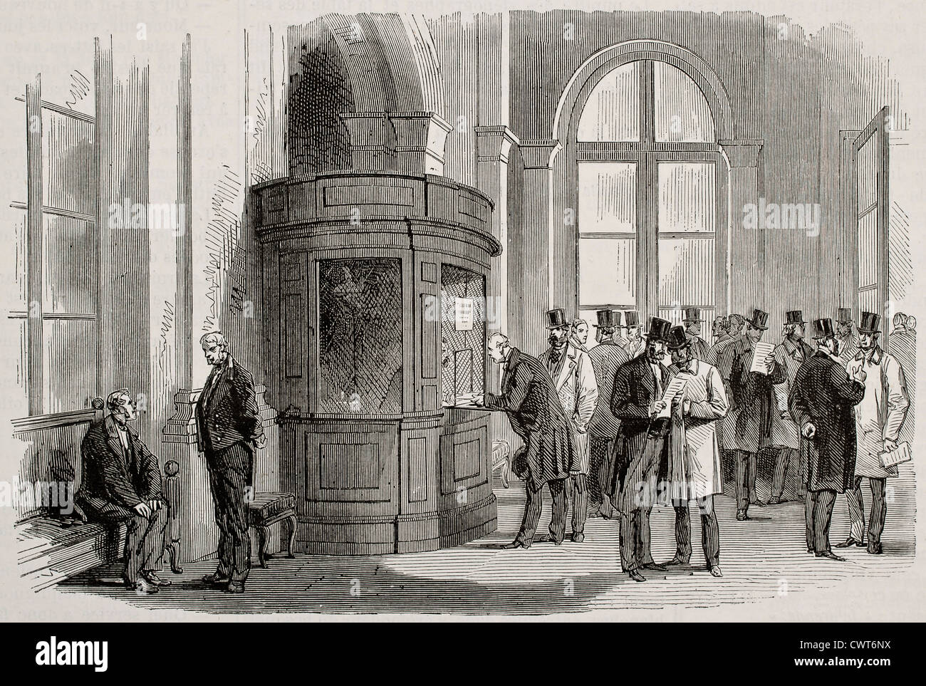 Les membres de l'assemblée législative française Banque D'Images