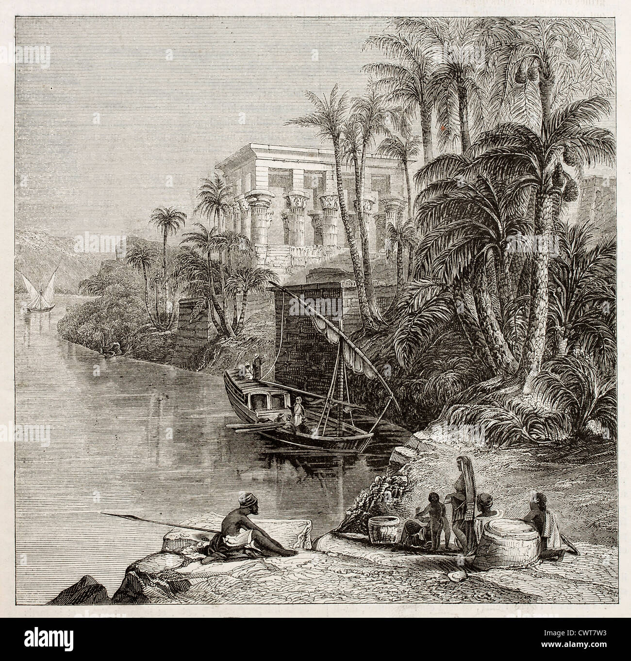 Kiosque de Trajan Banque D'Images