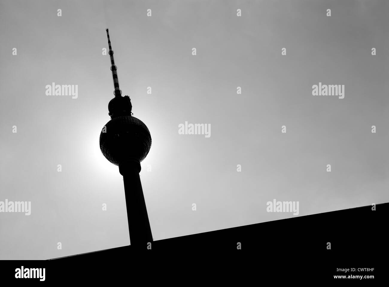 Tour de télévision À BERLIN Banque D'Images