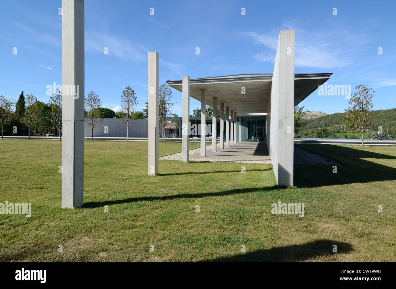 Château ou Domaine La Coste Art Centre (2011) par Tadao Ando Le Puy-Sainte-Réparade Provence France Banque D'Images
