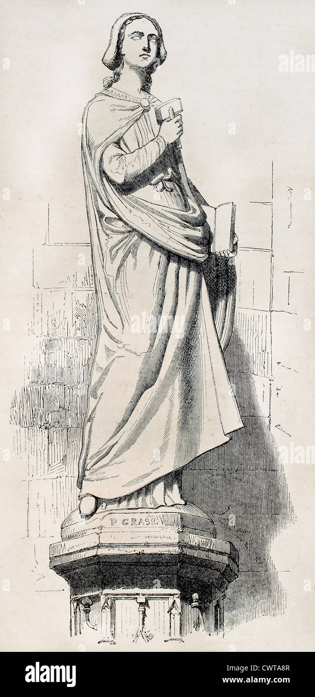 Sabina von Steinbach statue Banque D'Images