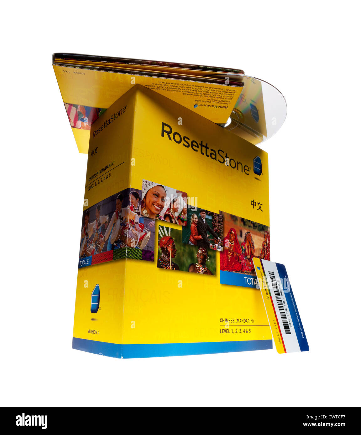 Rosetta Stone language learning software Banque D'Images