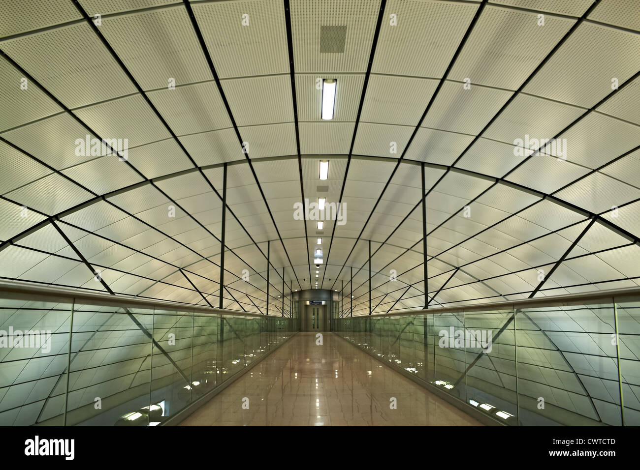 L'intérieur futuriste. Métro Métro. L'avenir. L'Allemagne, Hambourg. Banque D'Images