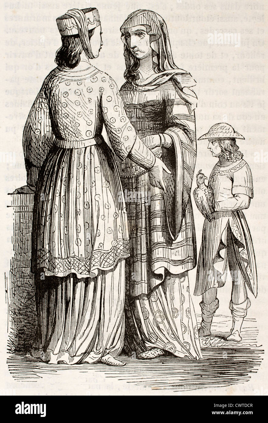 Dames nobles Banque D'Images