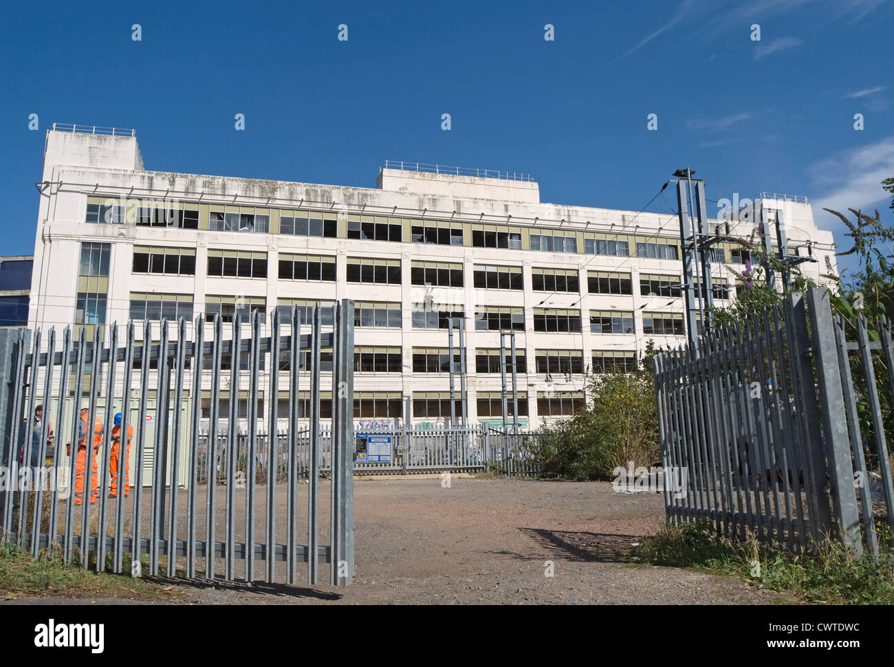 l'ancienne usine de disques emi à hayes, middlesex, angleterre, a été restaurée en tant qu'ancienne usine de vinyles Banque D'Images