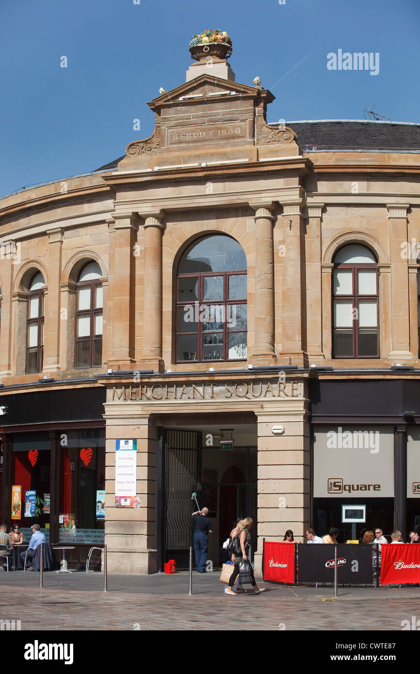 Merchant Square .Candleriggs Merchant City, Glasgow. Banque D'Images