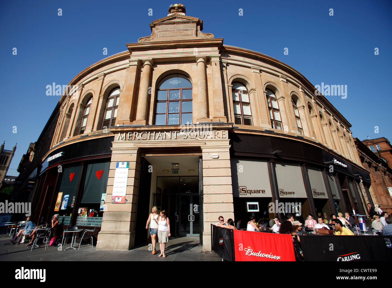 Merchant Square .Candleriggs Merchant City, Glasgow. Banque D'Images