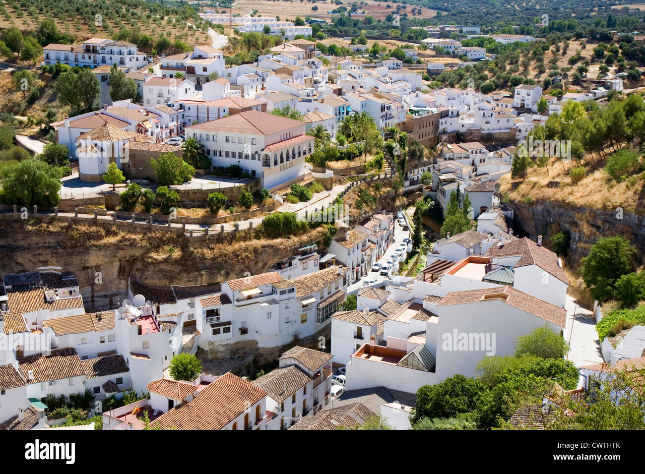 Setenil de las Bodegas, Espagne, Espana, malaga Banque D'Images