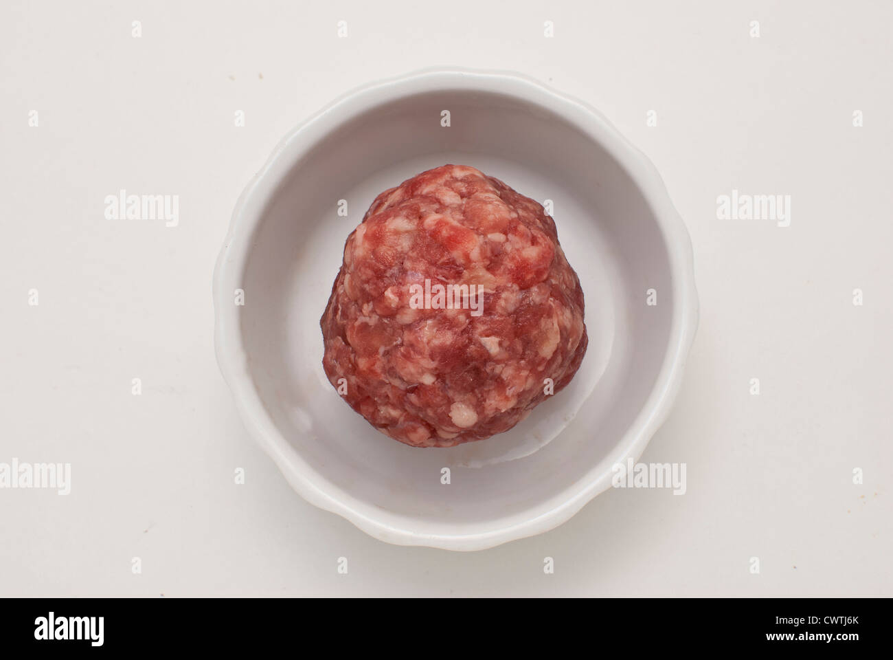 Le bœuf haché, Meatball Banque D'Images