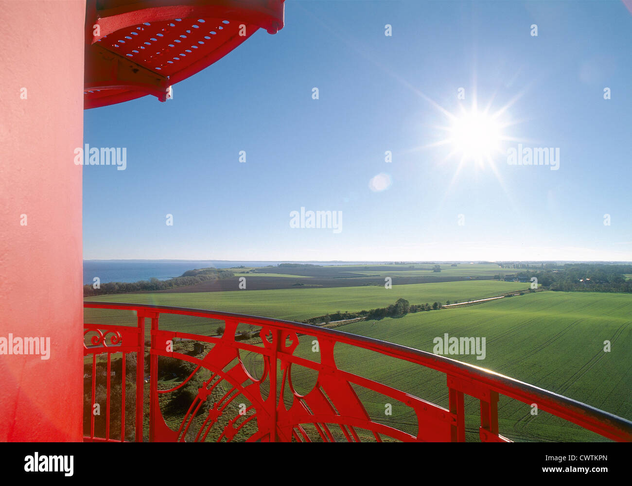 Le phare de Cap Arkona sur Rügen, Allemagne Banque D'Images