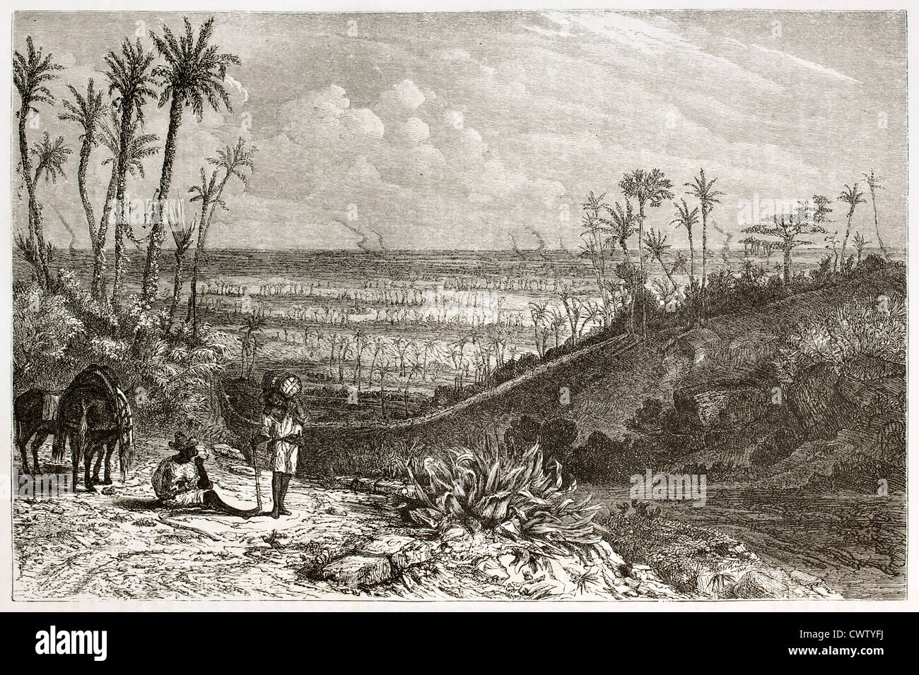 Paysage de Cuba Banque D'Images