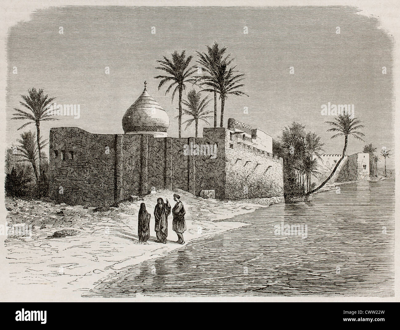 La tombe d'Ezra vieux avis, l'Iraq Banque D'Images