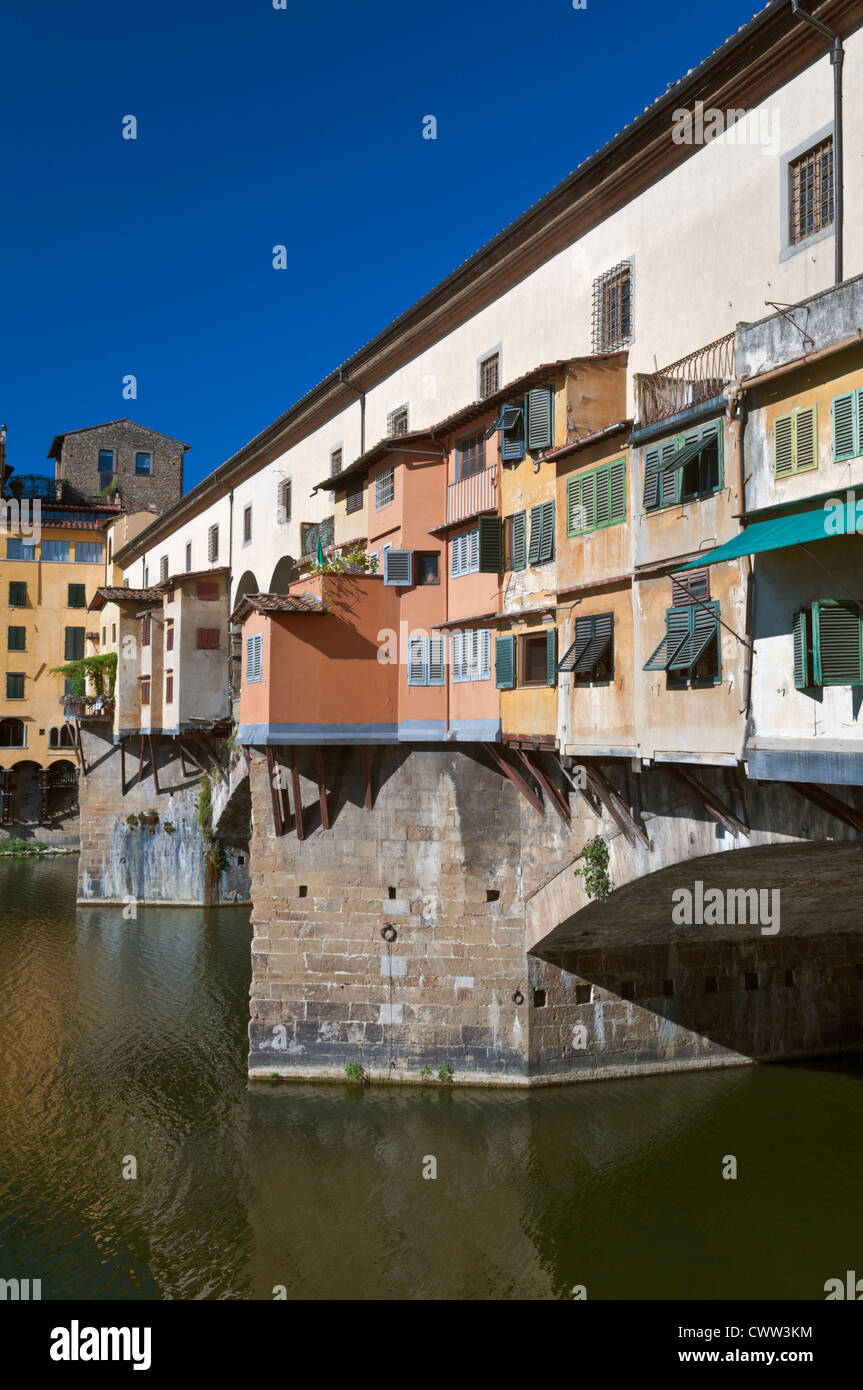 Ponte Vecchio Florence Toscane Italie Banque D'Images