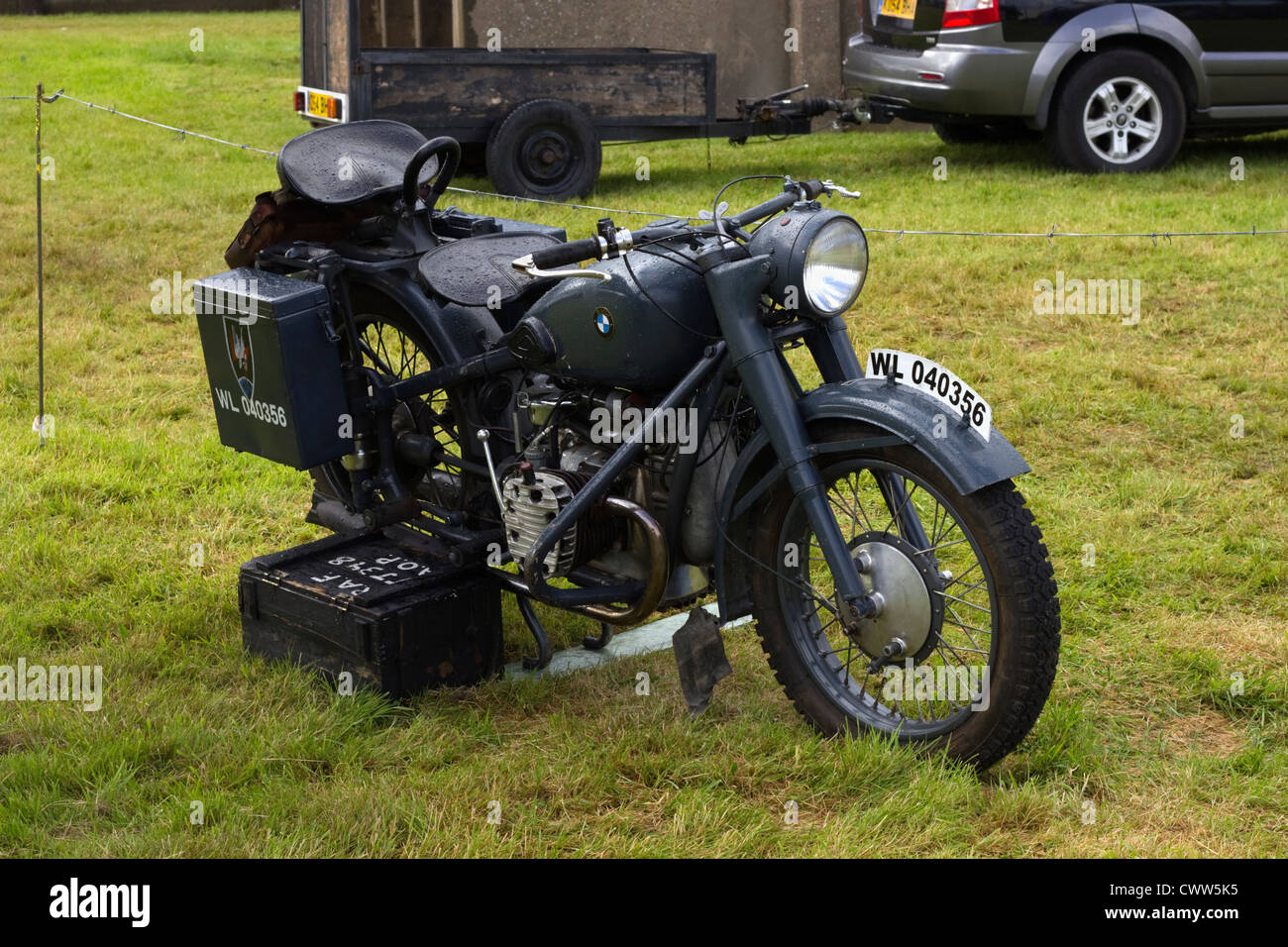 Moto BMW en temps de guerre Photo Stock - Alamy