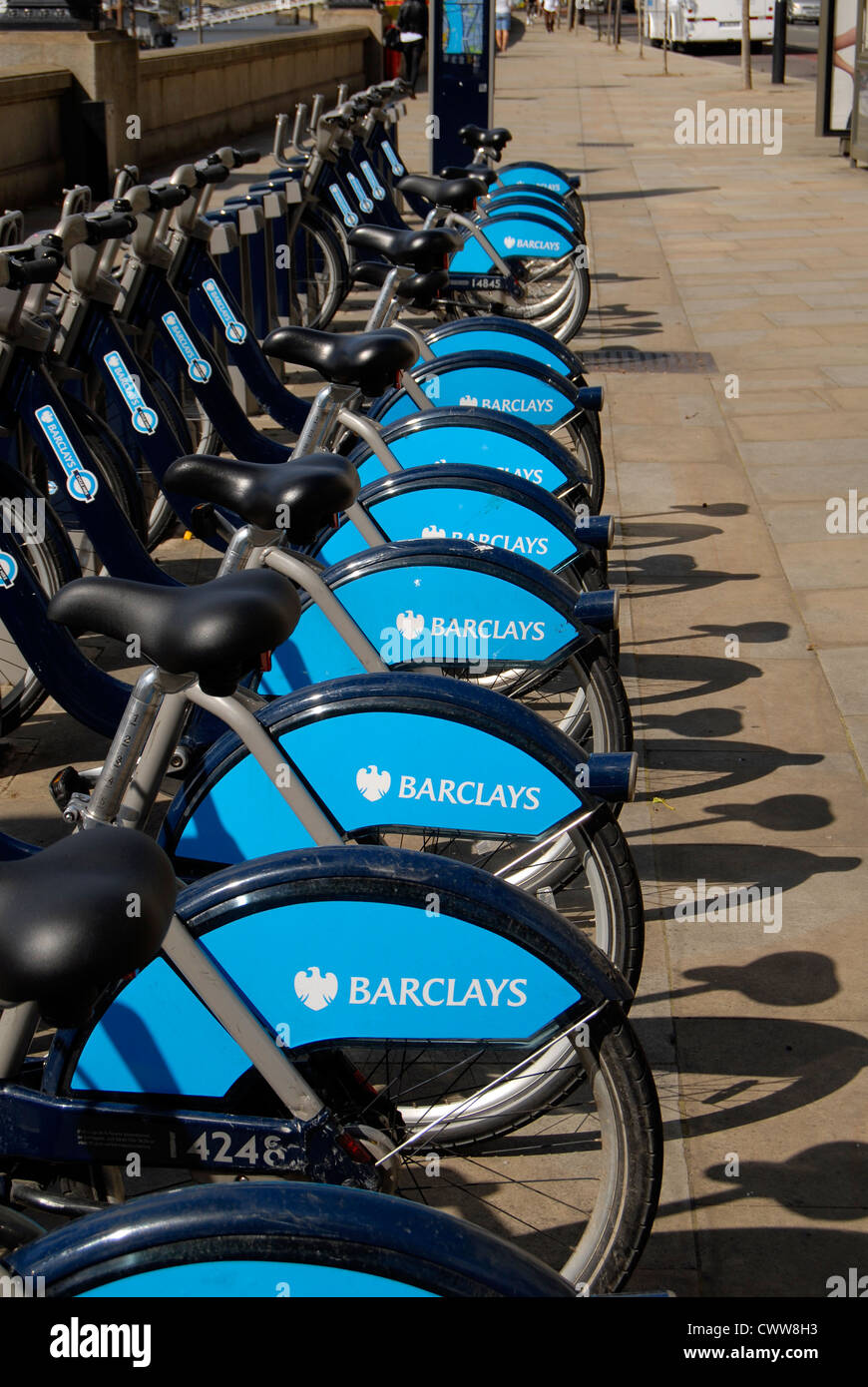 Barclays cycle Hire Scheme Banque D'Images