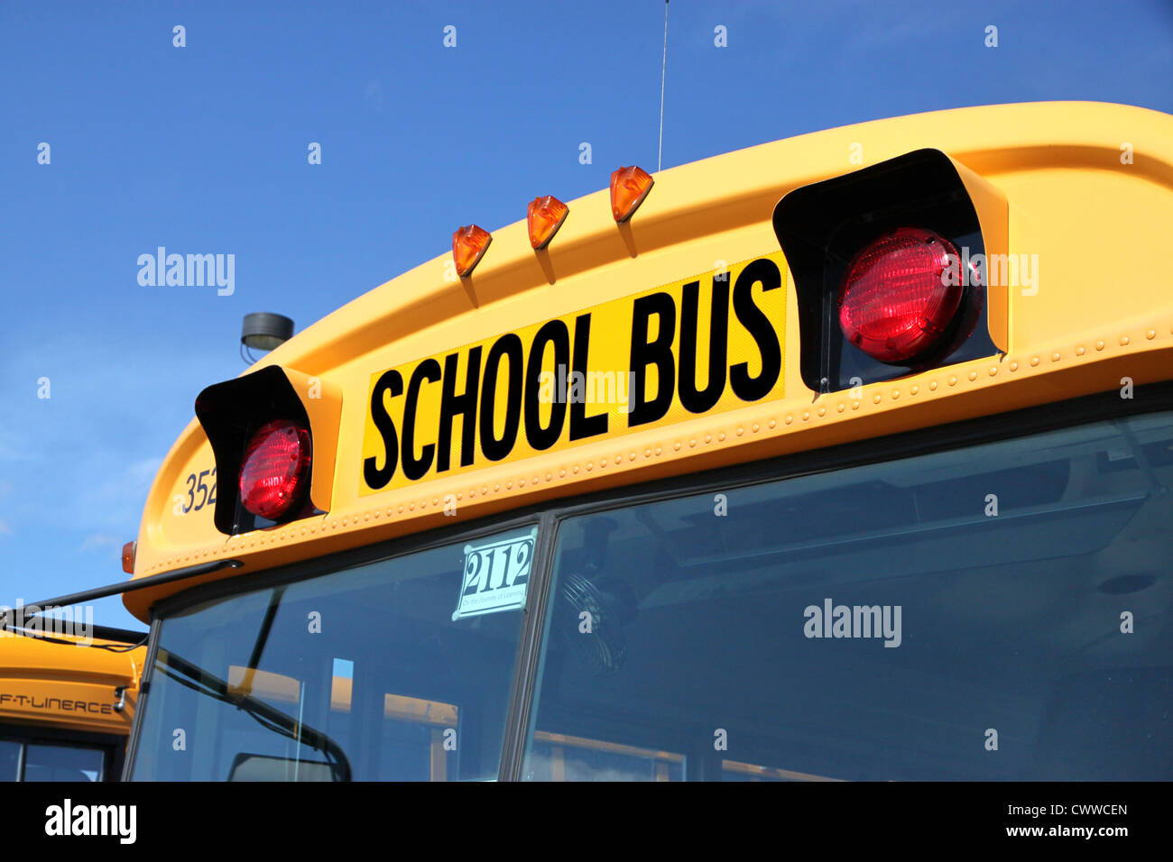 Autobus scolaire Banque D'Images