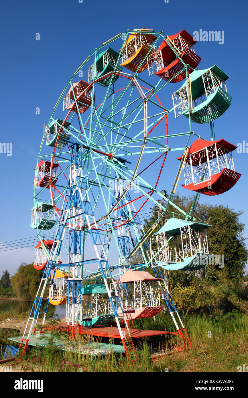 Le joueur de la grande roue fun les enfants de tous les âges Banque D'Images