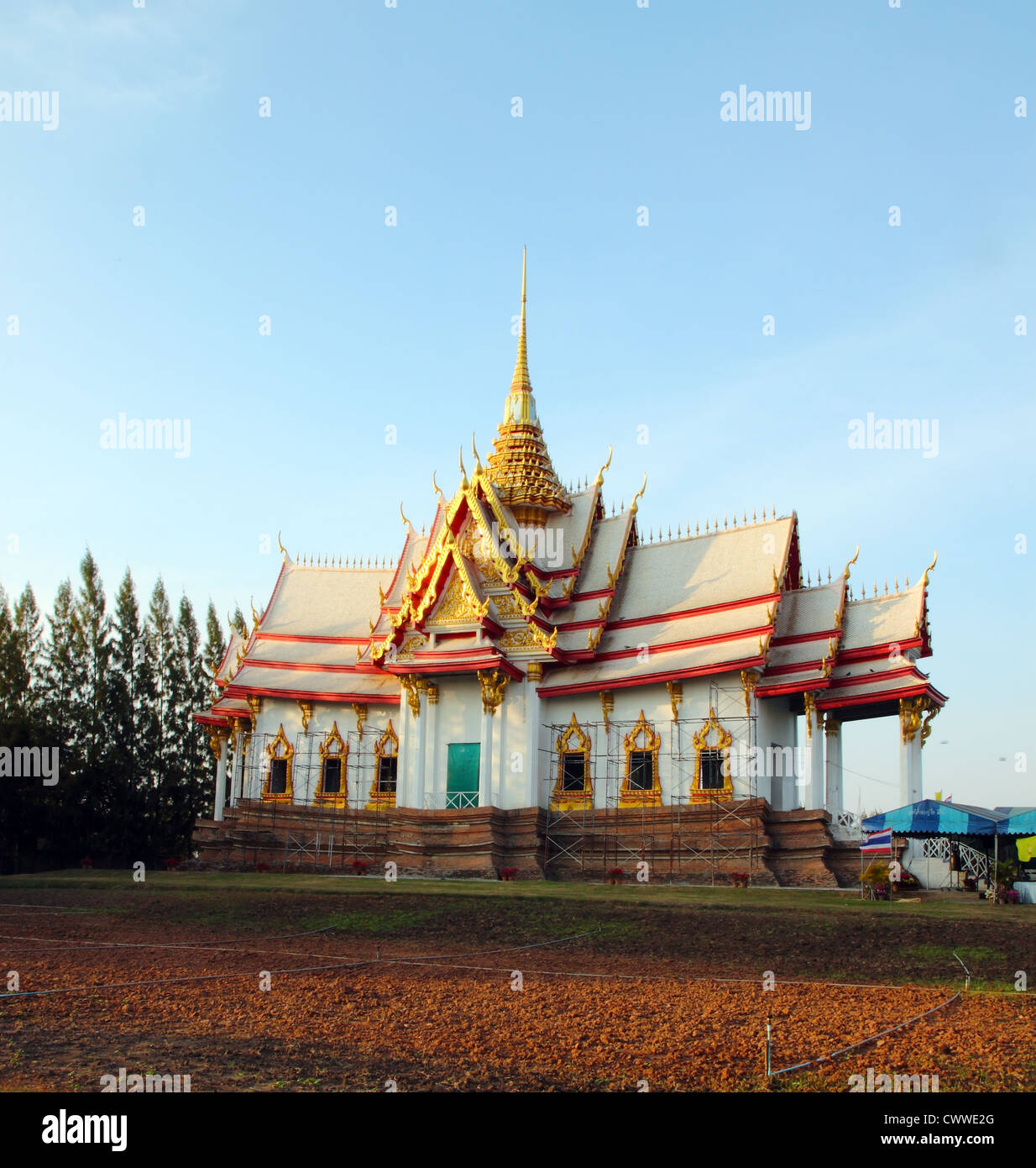 Bâtiment ancien temple en Thailande Banque D'Images