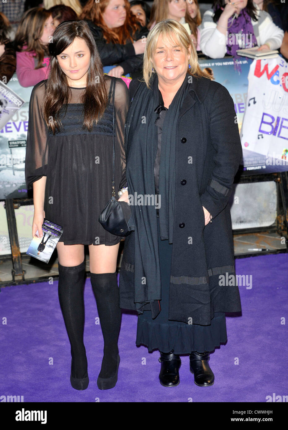 UK Premiere de Justin Bieber : ne jamais dire jamais, Cineworld, 02 Arena de Londres. 16 février 2011 Banque D'Images