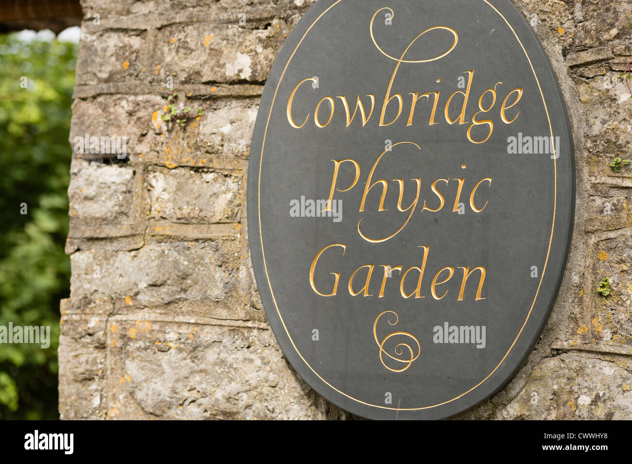 Le Physic Garden à Bridgend, Vale of Glamorgan, Pays de Galles, Royaume-Uni Banque D'Images