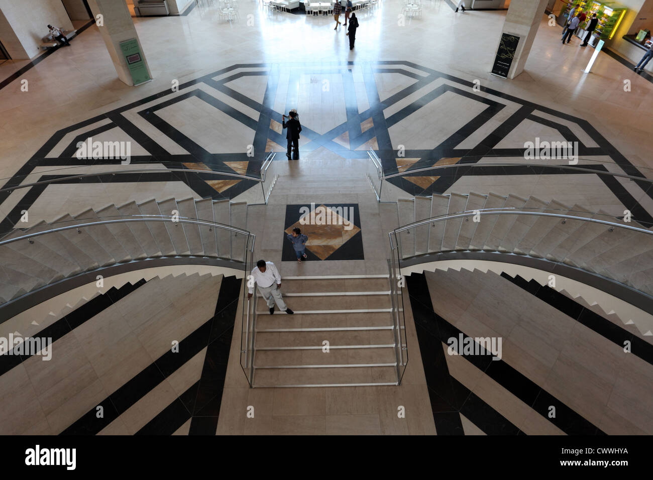 Intérieur du Musée d'Art islamique de Doha, Qatar Banque D'Images
