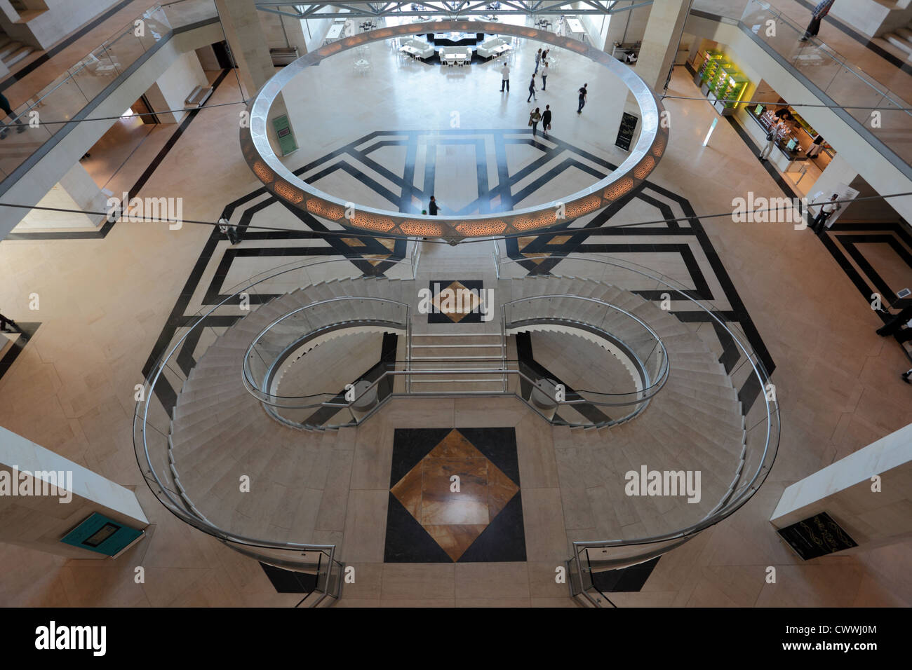 Intérieur du Musée d'Art islamique de Doha, Qatar Banque D'Images