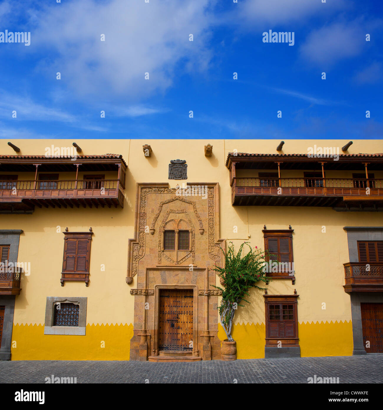 Cas Columbus House casa de Vegueta Colon à Las Palmas de Gran Canaria Espagne Banque D'Images