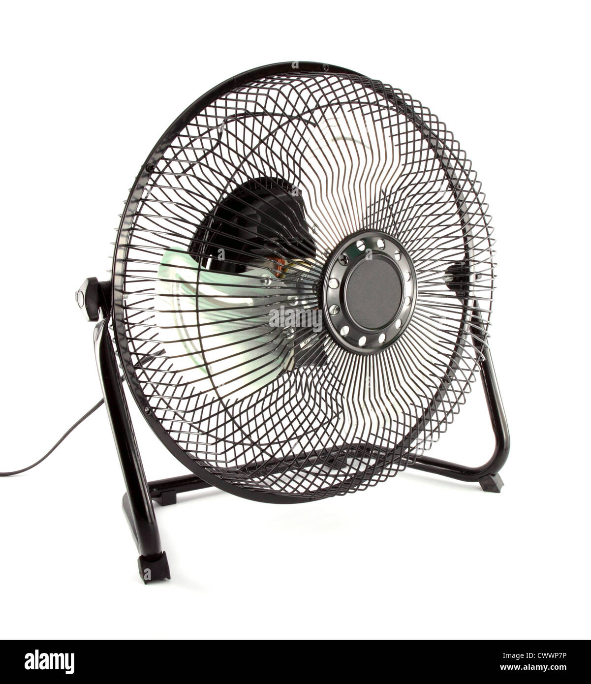 L'black mini ventilateur pour réduire certains temps chaud Banque D'Images