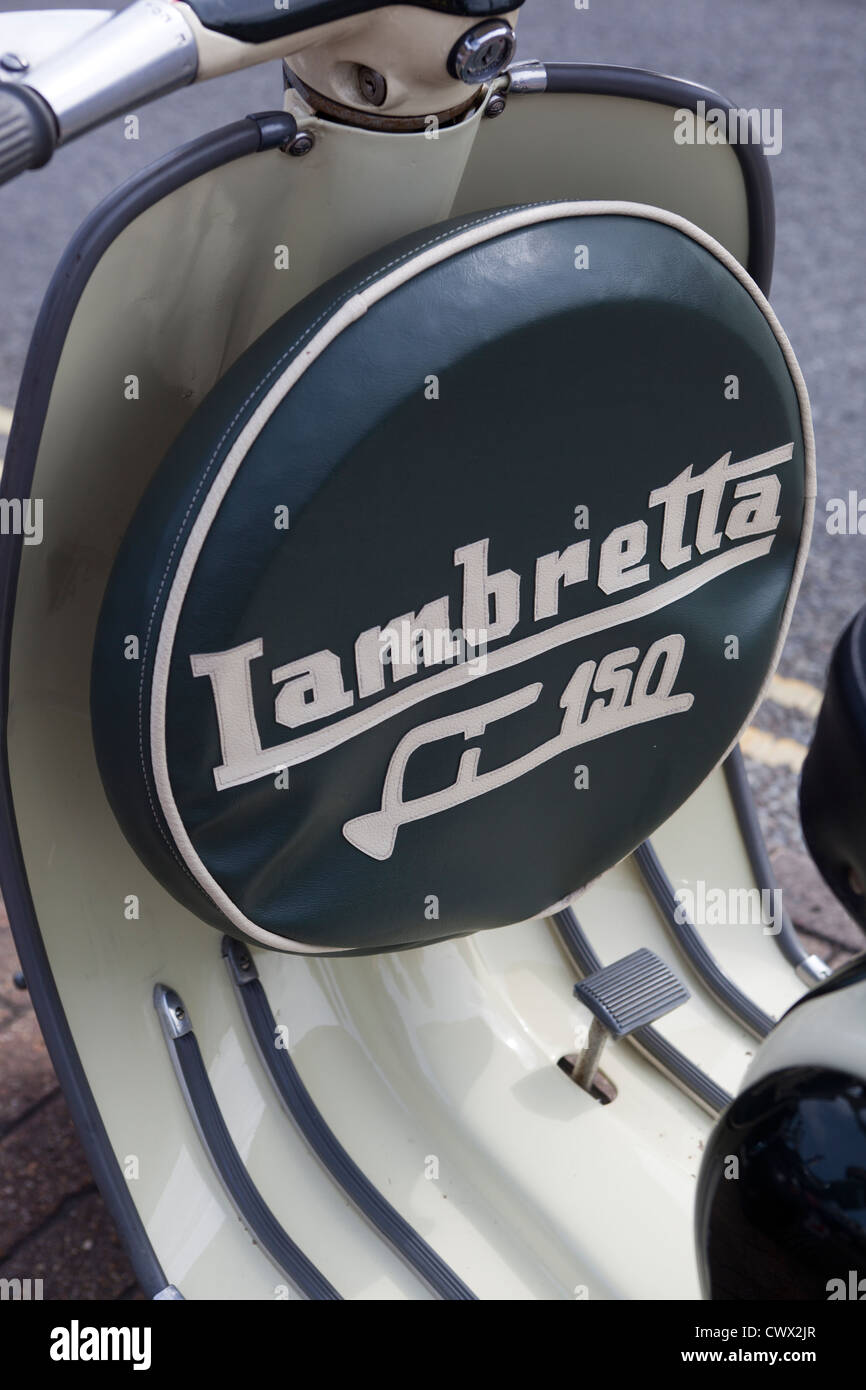 Lambretta Scooter classique Banque D'Images