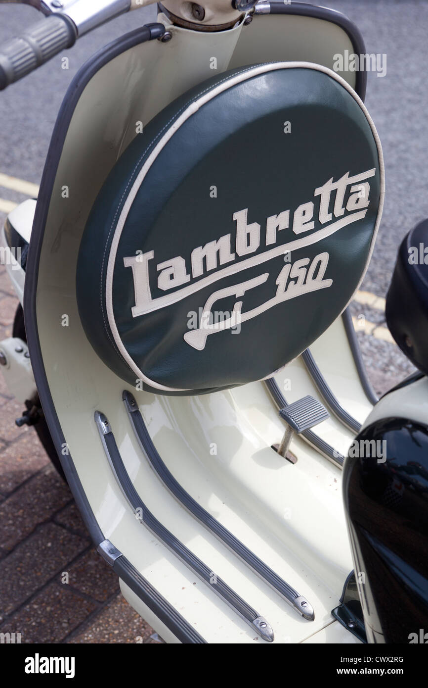 Lambretta Scooter classique Banque D'Images