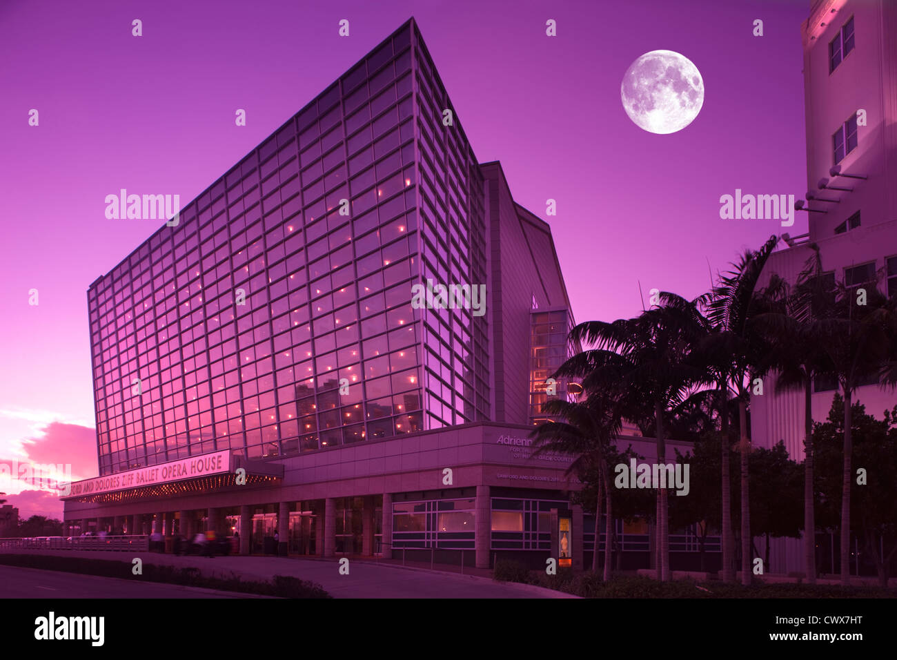 SANFORD ET DOLORES ZIFF BALLET OPERA HOUSE MIAMI FLORIDA USA Banque D'Images