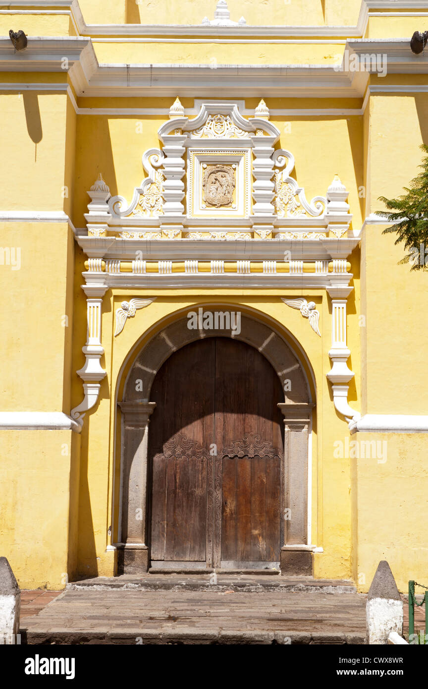 Église Notre Dame de Pitié, Iglesia de Nuestra Señora de la Merced, Antigua, Patrimoine Mondial de l'UNESCO. Banque D'Images
