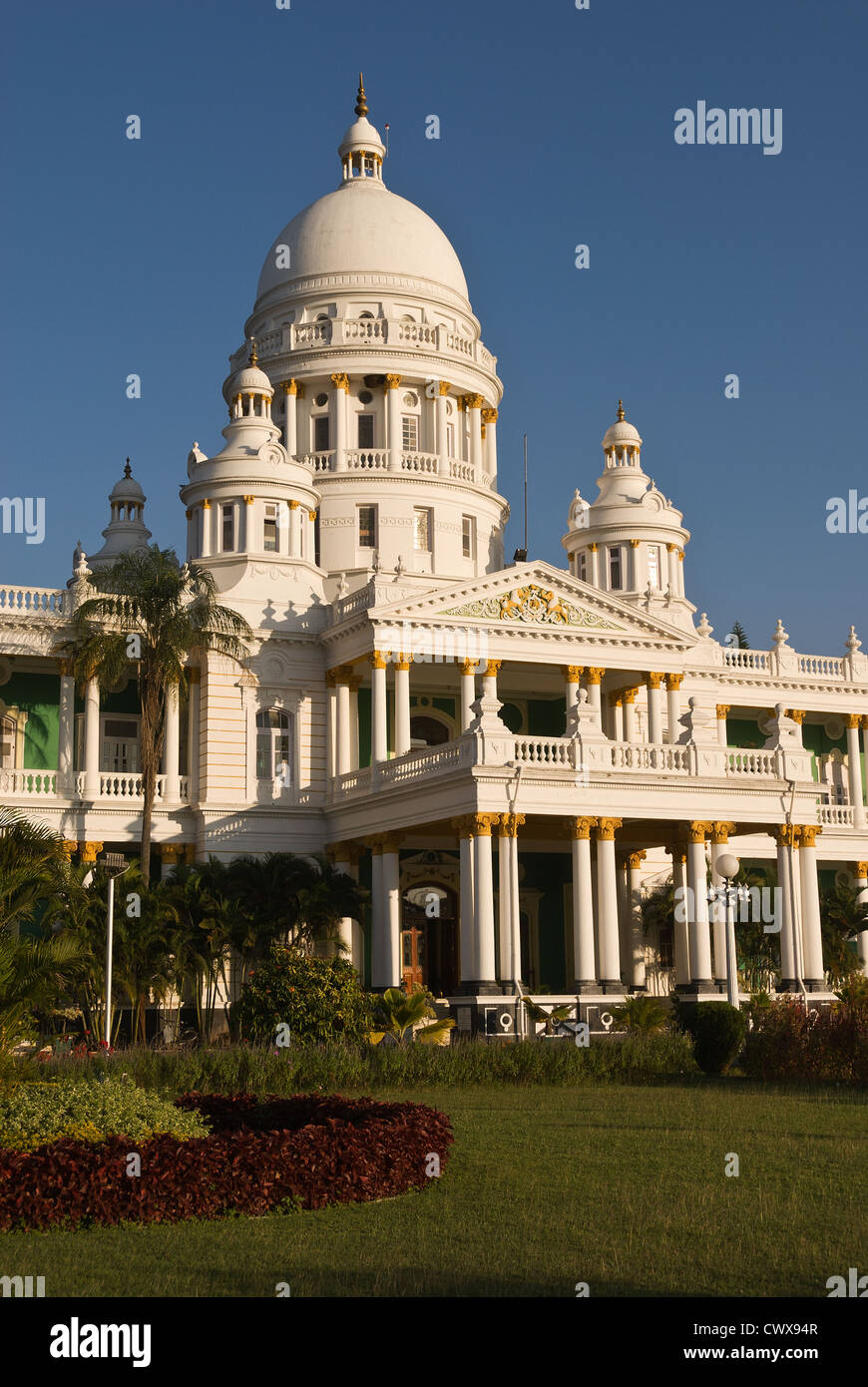 L'Inde, l'Elk201-2168v, Mysore, Karnataka Lalita Mahal Palace Hotel Banque D'Images