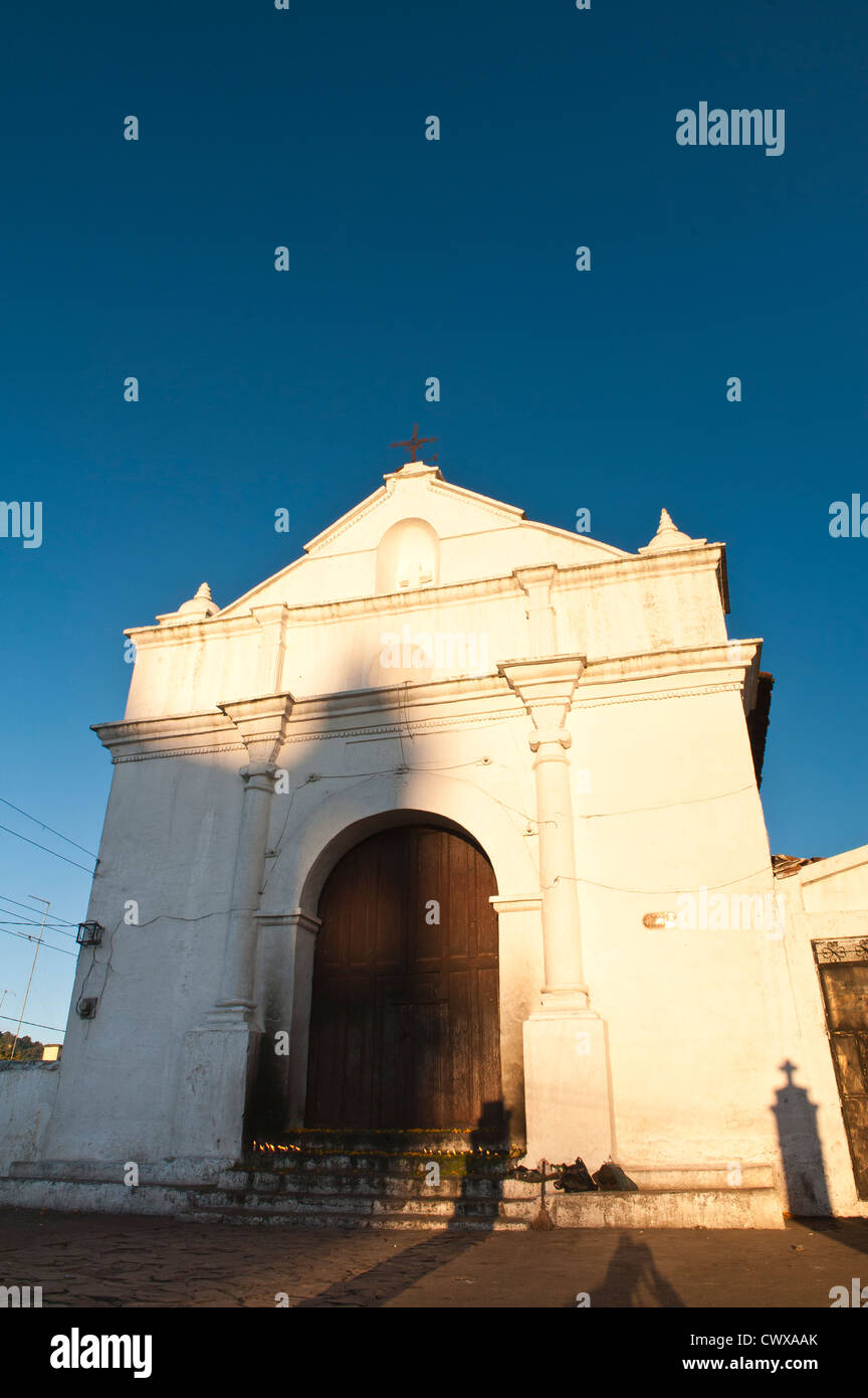 Guatemala, Chichicastenango. Église de Santo Tomás, st. thomas Chichicastenango, Guatemala. Banque D'Images