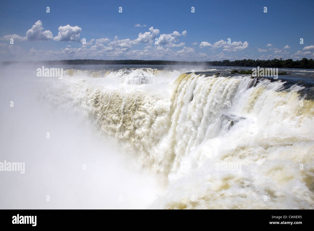 La Gorge du Diable, l'Iguazu, Misiones, Argentine Banque D'Images
