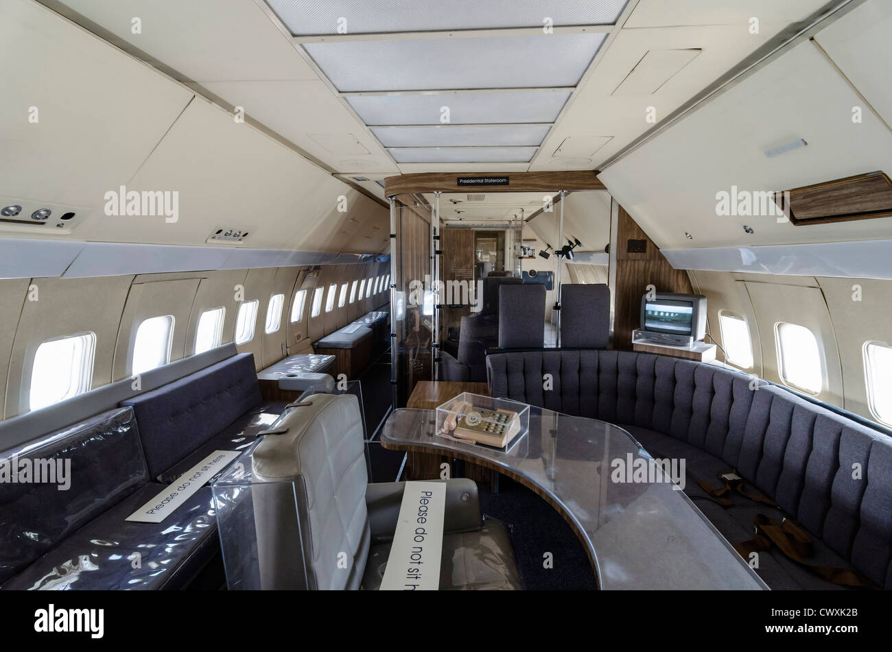 A L Interieur De L Air Force One A La Musee De L Aviation Seattle Usa Photo Stock Alamy