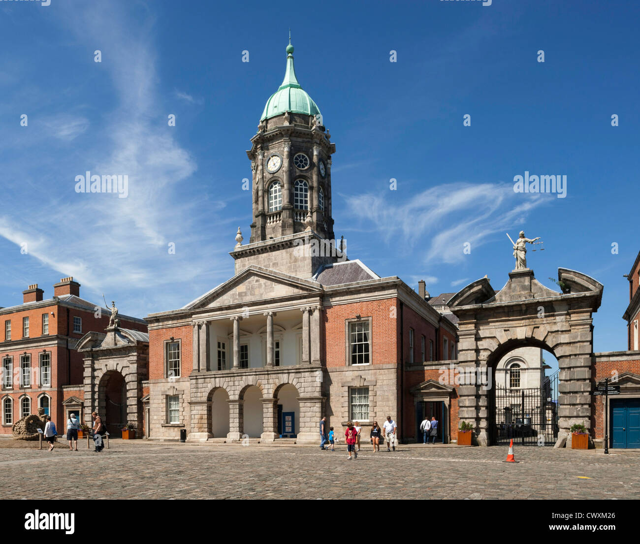 Le Château de Dublin, Dublin, Irlande Banque D'Images