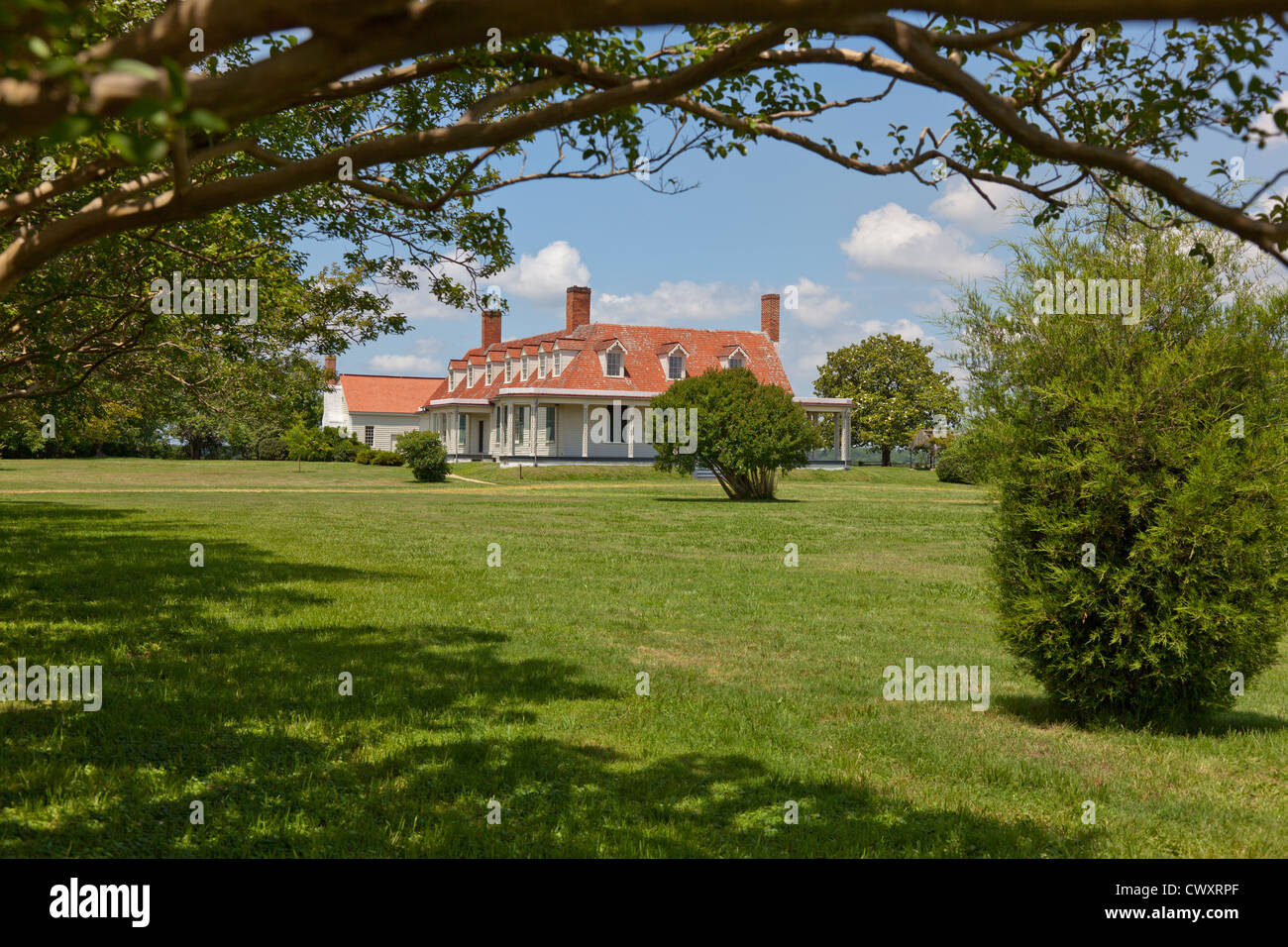 La maison d'Appomattox à City Point, une partie de l'Petersburg National Battlefield de Hopewell, en Virginie Banque D'Images