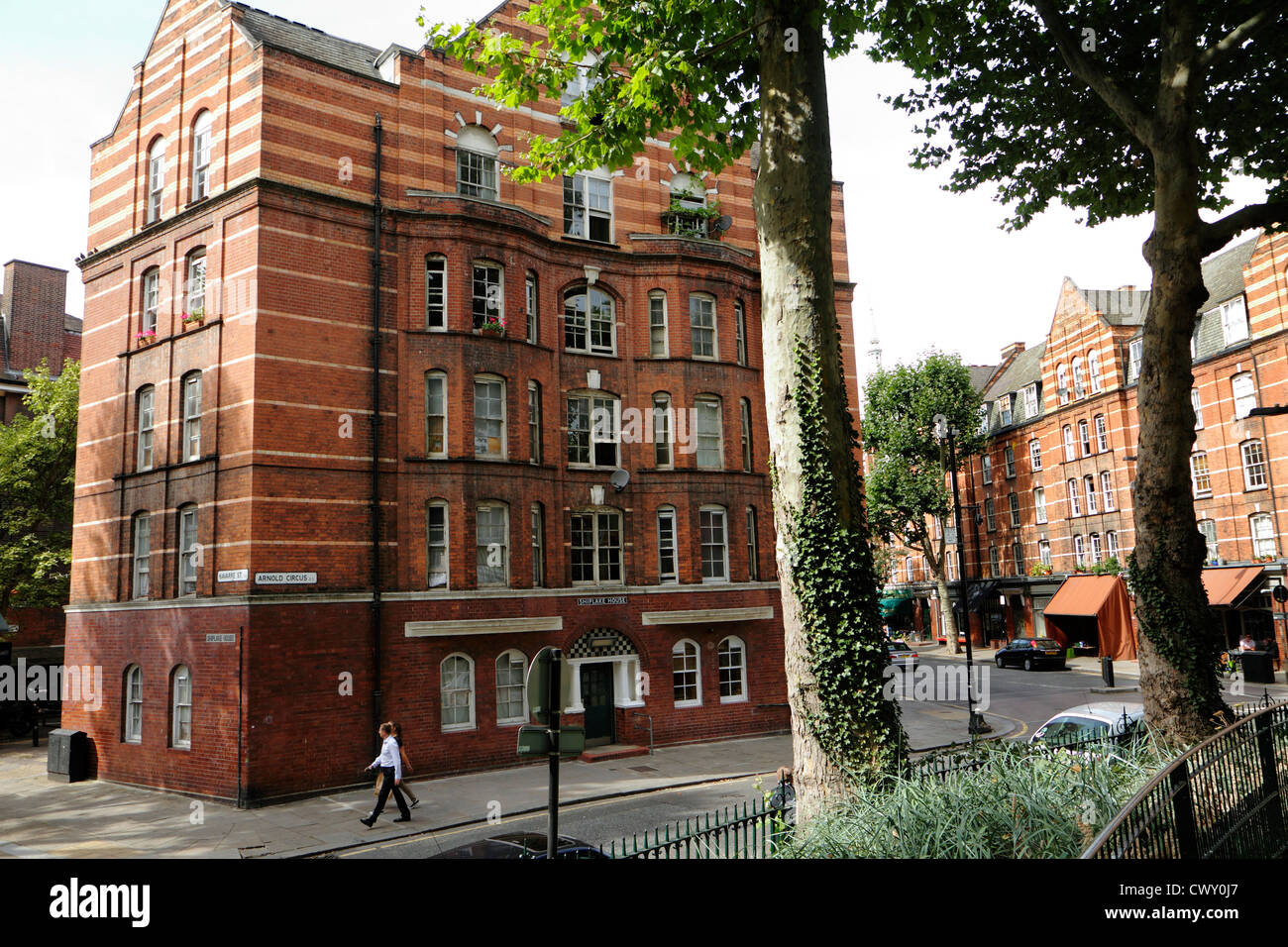 Arnold Circus, Boundary Estate, Bethnal Green, Londres, UK Banque D'Images
