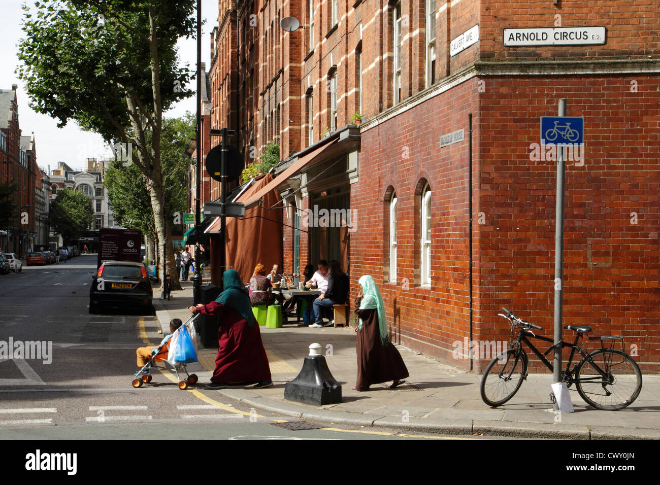 Arnold Circus, Boundary Estate, Bethnal Green, Londres, UK Banque D'Images
